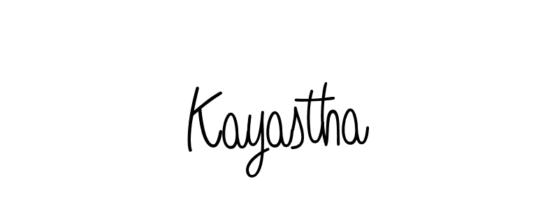 How to make Kayastha name signature. Use Angelique-Rose-font-FFP style for creating short signs online. This is the latest handwritten sign. Kayastha signature style 5 images and pictures png
