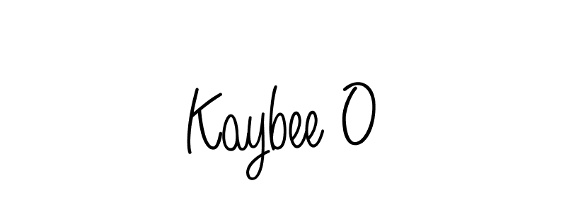 The best way (Angelique-Rose-font-FFP) to make a short signature is to pick only two or three words in your name. The name Kaybee O include a total of six letters. For converting this name. Kaybee O signature style 5 images and pictures png