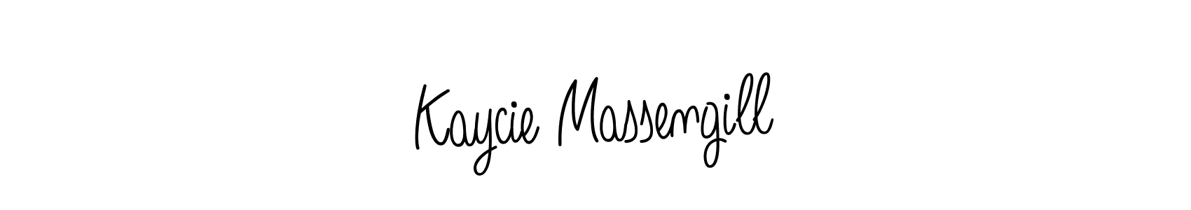 Also You can easily find your signature by using the search form. We will create Kaycie Massengill name handwritten signature images for you free of cost using Angelique-Rose-font-FFP sign style. Kaycie Massengill signature style 5 images and pictures png
