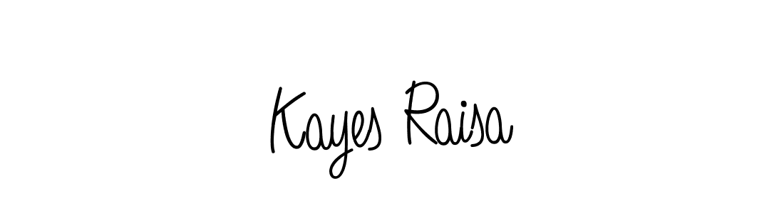 It looks lik you need a new signature style for name Kayes Raisa. Design unique handwritten (Angelique-Rose-font-FFP) signature with our free signature maker in just a few clicks. Kayes Raisa signature style 5 images and pictures png