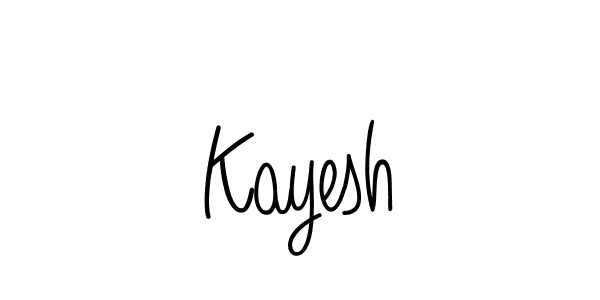 The best way (Angelique-Rose-font-FFP) to make a short signature is to pick only two or three words in your name. The name Kayesh include a total of six letters. For converting this name. Kayesh signature style 5 images and pictures png