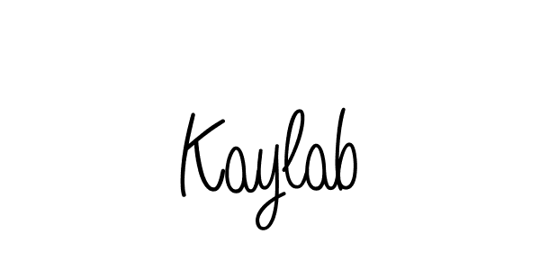 The best way (Angelique-Rose-font-FFP) to make a short signature is to pick only two or three words in your name. The name Kaylab include a total of six letters. For converting this name. Kaylab signature style 5 images and pictures png