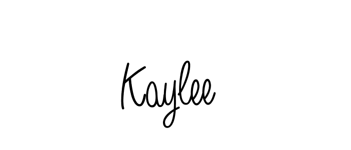 Create a beautiful signature design for name Kaylee . With this signature (Angelique-Rose-font-FFP) fonts, you can make a handwritten signature for free. Kaylee  signature style 5 images and pictures png