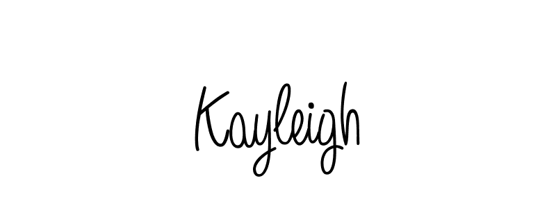 Create a beautiful signature design for name Kayleigh. With this signature (Angelique-Rose-font-FFP) fonts, you can make a handwritten signature for free. Kayleigh signature style 5 images and pictures png