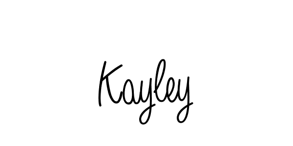 Kayley stylish signature style. Best Handwritten Sign (Angelique-Rose-font-FFP) for my name. Handwritten Signature Collection Ideas for my name Kayley. Kayley signature style 5 images and pictures png