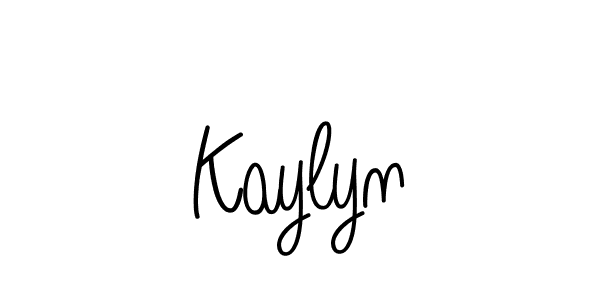 Create a beautiful signature design for name Kaylyn. With this signature (Angelique-Rose-font-FFP) fonts, you can make a handwritten signature for free. Kaylyn signature style 5 images and pictures png