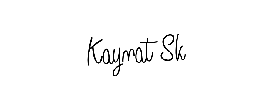 if you are searching for the best signature style for your name Kaynat Sk. so please give up your signature search. here we have designed multiple signature styles  using Angelique-Rose-font-FFP. Kaynat Sk signature style 5 images and pictures png