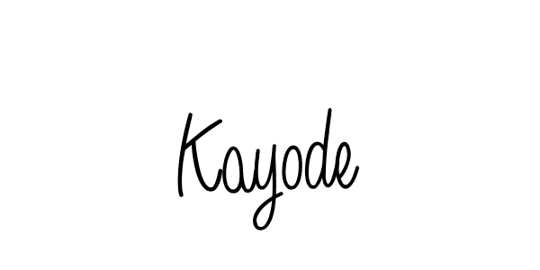 Also we have Kayode name is the best signature style. Create professional handwritten signature collection using Angelique-Rose-font-FFP autograph style. Kayode signature style 5 images and pictures png