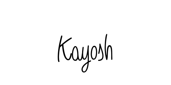 Also we have Kayosh name is the best signature style. Create professional handwritten signature collection using Angelique-Rose-font-FFP autograph style. Kayosh signature style 5 images and pictures png