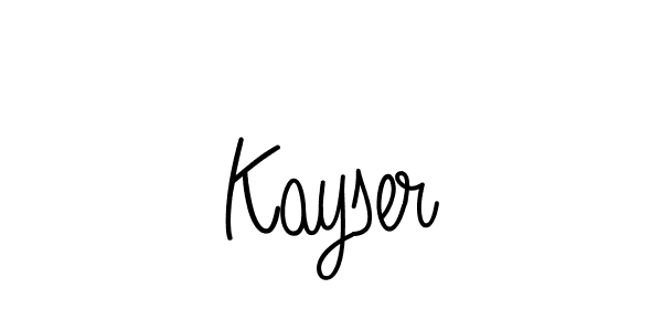 Create a beautiful signature design for name Kayser. With this signature (Angelique-Rose-font-FFP) fonts, you can make a handwritten signature for free. Kayser signature style 5 images and pictures png