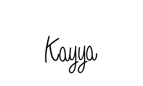 How to Draw Kayya signature style? Angelique-Rose-font-FFP is a latest design signature styles for name Kayya. Kayya signature style 5 images and pictures png