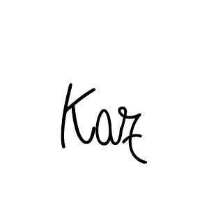 It looks lik you need a new signature style for name Kaz. Design unique handwritten (Angelique-Rose-font-FFP) signature with our free signature maker in just a few clicks. Kaz signature style 5 images and pictures png