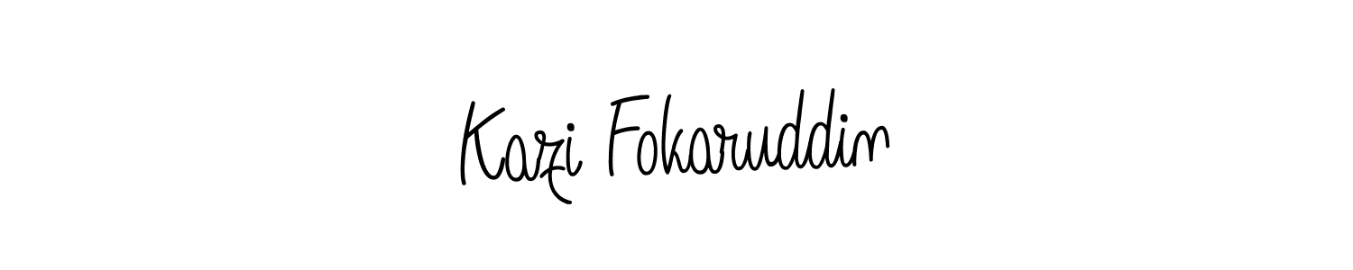 Also You can easily find your signature by using the search form. We will create Kazi Fokaruddin name handwritten signature images for you free of cost using Angelique-Rose-font-FFP sign style. Kazi Fokaruddin signature style 5 images and pictures png