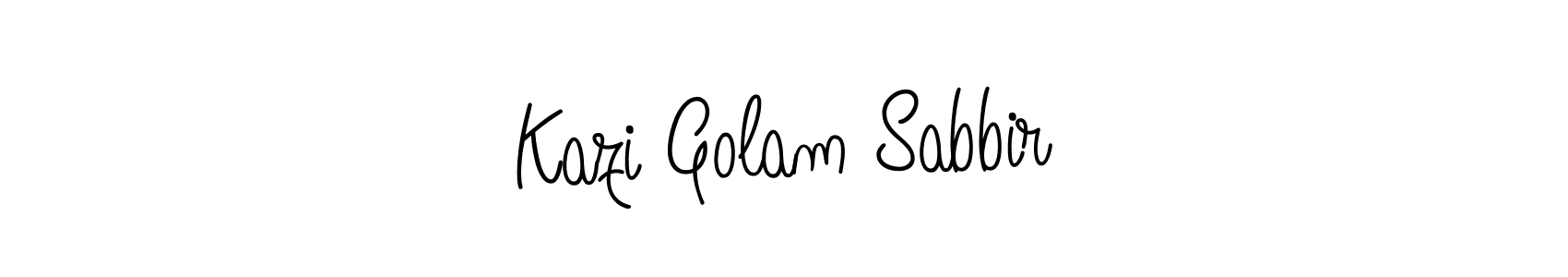 It looks lik you need a new signature style for name Kazi Golam Sabbir. Design unique handwritten (Angelique-Rose-font-FFP) signature with our free signature maker in just a few clicks. Kazi Golam Sabbir signature style 5 images and pictures png
