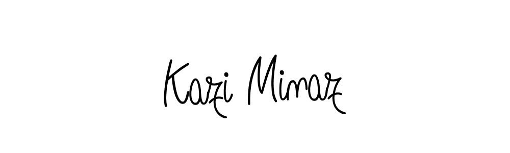 Also we have Kazi Minaz name is the best signature style. Create professional handwritten signature collection using Angelique-Rose-font-FFP autograph style. Kazi Minaz signature style 5 images and pictures png