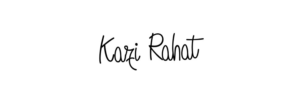 It looks lik you need a new signature style for name Kazi Rahat. Design unique handwritten (Angelique-Rose-font-FFP) signature with our free signature maker in just a few clicks. Kazi Rahat signature style 5 images and pictures png