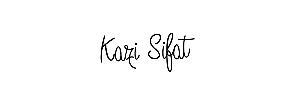 You should practise on your own different ways (Angelique-Rose-font-FFP) to write your name (Kazi Sifat) in signature. don't let someone else do it for you. Kazi Sifat signature style 5 images and pictures png