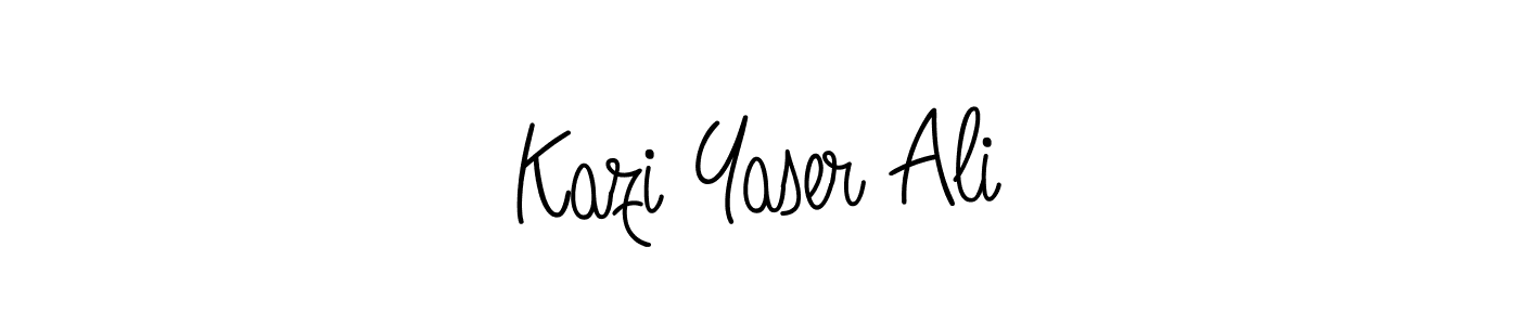 How to Draw Kazi Yaser Ali signature style? Angelique-Rose-font-FFP is a latest design signature styles for name Kazi Yaser Ali. Kazi Yaser Ali signature style 5 images and pictures png