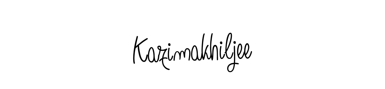 Here are the top 10 professional signature styles for the name Kazimakhiljee. These are the best autograph styles you can use for your name. Kazimakhiljee signature style 5 images and pictures png