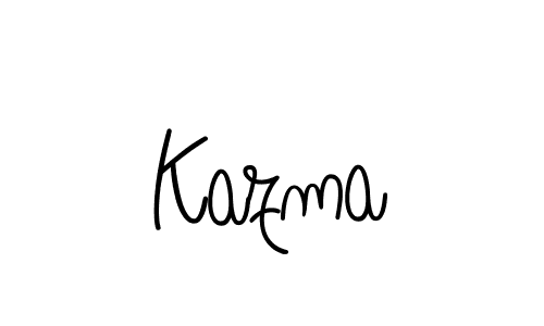 if you are searching for the best signature style for your name Kazma. so please give up your signature search. here we have designed multiple signature styles  using Angelique-Rose-font-FFP. Kazma signature style 5 images and pictures png