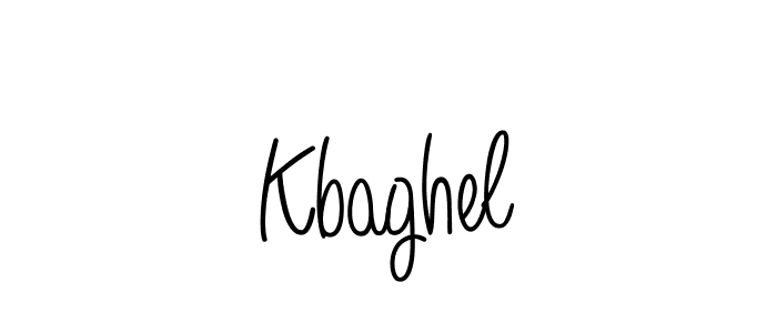 How to Draw Kbaghel signature style? Angelique-Rose-font-FFP is a latest design signature styles for name Kbaghel. Kbaghel signature style 5 images and pictures png