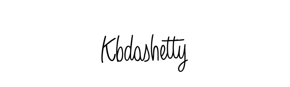 Design your own signature with our free online signature maker. With this signature software, you can create a handwritten (Angelique-Rose-font-FFP) signature for name Kbdashetty. Kbdashetty signature style 5 images and pictures png