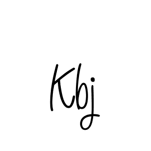 Create a beautiful signature design for name Kbj. With this signature (Angelique-Rose-font-FFP) fonts, you can make a handwritten signature for free. Kbj signature style 5 images and pictures png