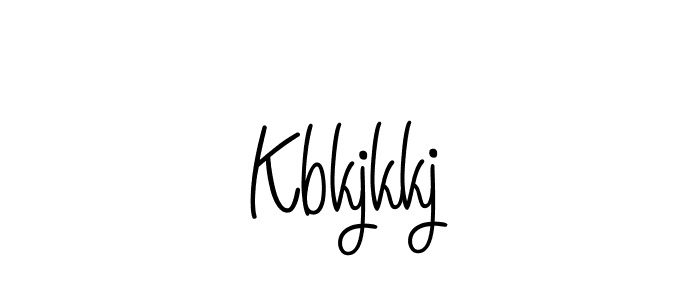 You should practise on your own different ways (Angelique-Rose-font-FFP) to write your name (Kbkjkkj) in signature. don't let someone else do it for you. Kbkjkkj signature style 5 images and pictures png