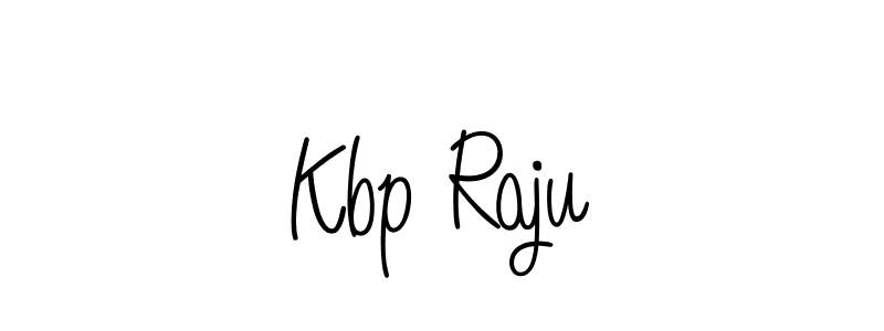 Kbp Raju stylish signature style. Best Handwritten Sign (Angelique-Rose-font-FFP) for my name. Handwritten Signature Collection Ideas for my name Kbp Raju. Kbp Raju signature style 5 images and pictures png