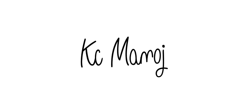 Best and Professional Signature Style for Kc Manoj. Angelique-Rose-font-FFP Best Signature Style Collection. Kc Manoj signature style 5 images and pictures png
