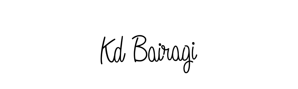 Make a beautiful signature design for name Kd Bairagi. With this signature (Angelique-Rose-font-FFP) style, you can create a handwritten signature for free. Kd Bairagi signature style 5 images and pictures png