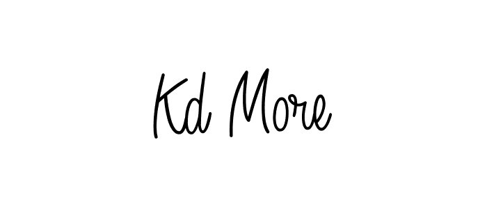 Make a beautiful signature design for name Kd More. Use this online signature maker to create a handwritten signature for free. Kd More signature style 5 images and pictures png