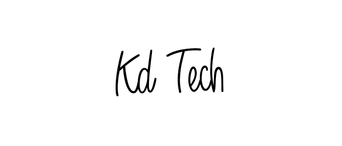 Also we have Kd Tech name is the best signature style. Create professional handwritten signature collection using Angelique-Rose-font-FFP autograph style. Kd Tech signature style 5 images and pictures png