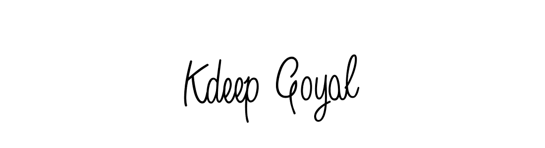 Make a beautiful signature design for name Kdeep Goyal. Use this online signature maker to create a handwritten signature for free. Kdeep Goyal signature style 5 images and pictures png