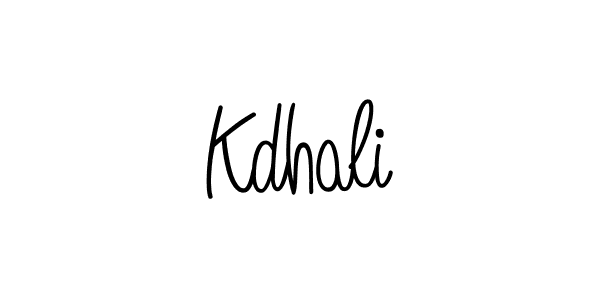 Make a beautiful signature design for name Kdhali. Use this online signature maker to create a handwritten signature for free. Kdhali signature style 5 images and pictures png
