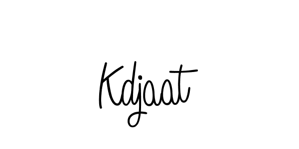 How to Draw Kdjaat signature style? Angelique-Rose-font-FFP is a latest design signature styles for name Kdjaat. Kdjaat signature style 5 images and pictures png