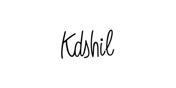 You should practise on your own different ways (Angelique-Rose-font-FFP) to write your name (Kdshil) in signature. don't let someone else do it for you. Kdshil signature style 5 images and pictures png