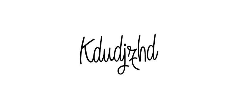 Use a signature maker to create a handwritten signature online. With this signature software, you can design (Angelique-Rose-font-FFP) your own signature for name Kdudjzhd. Kdudjzhd signature style 5 images and pictures png