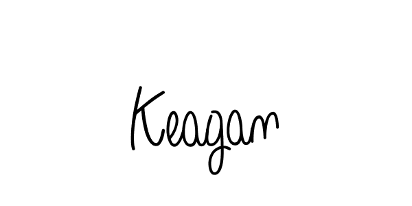 Make a beautiful signature design for name Keagan. With this signature (Angelique-Rose-font-FFP) style, you can create a handwritten signature for free. Keagan signature style 5 images and pictures png