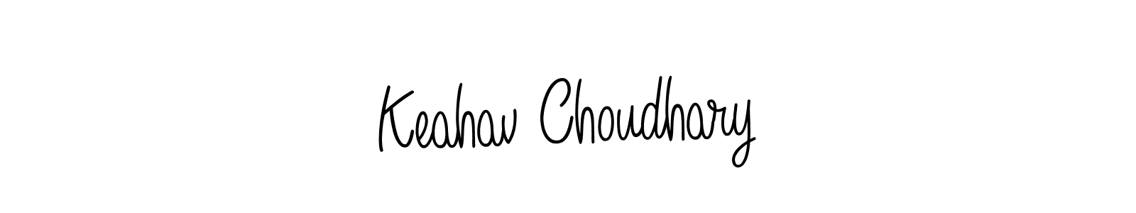 How to Draw Keahav Choudhary signature style? Angelique-Rose-font-FFP is a latest design signature styles for name Keahav Choudhary. Keahav Choudhary signature style 5 images and pictures png