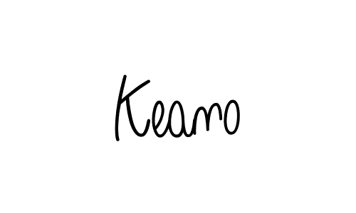 The best way (Angelique-Rose-font-FFP) to make a short signature is to pick only two or three words in your name. The name Keano include a total of six letters. For converting this name. Keano signature style 5 images and pictures png