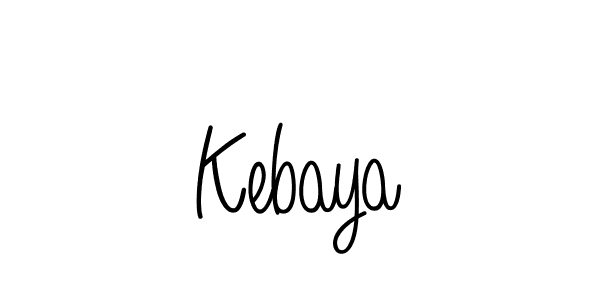 Use a signature maker to create a handwritten signature online. With this signature software, you can design (Angelique-Rose-font-FFP) your own signature for name Kebaya. Kebaya signature style 5 images and pictures png
