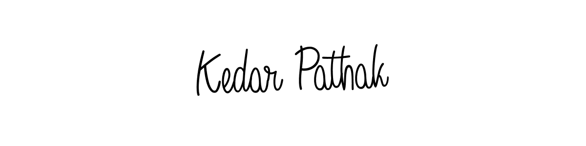 Make a beautiful signature design for name Kedar Pathak. With this signature (Angelique-Rose-font-FFP) style, you can create a handwritten signature for free. Kedar Pathak signature style 5 images and pictures png