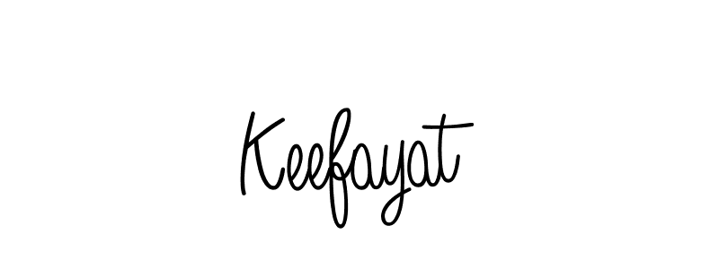 How to make Keefayat name signature. Use Angelique-Rose-font-FFP style for creating short signs online. This is the latest handwritten sign. Keefayat signature style 5 images and pictures png