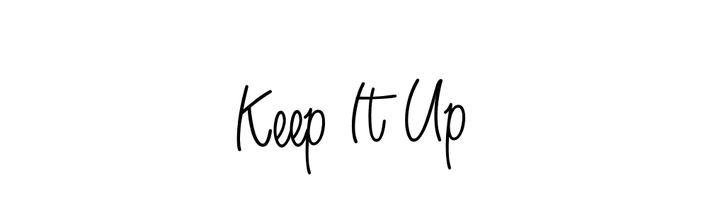 Make a beautiful signature design for name Keep It Up. With this signature (Angelique-Rose-font-FFP) style, you can create a handwritten signature for free. Keep It Up signature style 5 images and pictures png