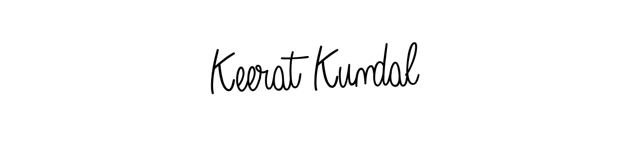 Create a beautiful signature design for name Keerat Kundal. With this signature (Angelique-Rose-font-FFP) fonts, you can make a handwritten signature for free. Keerat Kundal signature style 5 images and pictures png