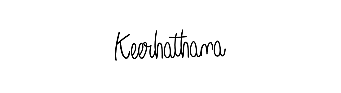 The best way (Angelique-Rose-font-FFP) to make a short signature is to pick only two or three words in your name. The name Keerhathana include a total of six letters. For converting this name. Keerhathana signature style 5 images and pictures png