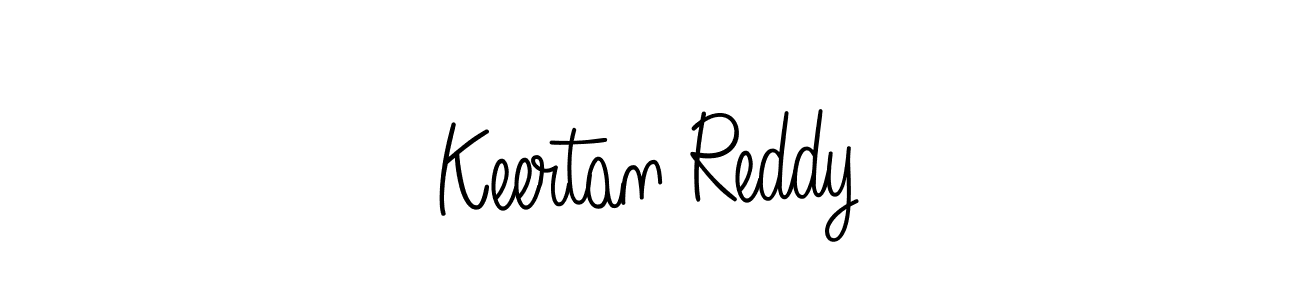 The best way (Angelique-Rose-font-FFP) to make a short signature is to pick only two or three words in your name. The name Keertan Reddy include a total of six letters. For converting this name. Keertan Reddy signature style 5 images and pictures png