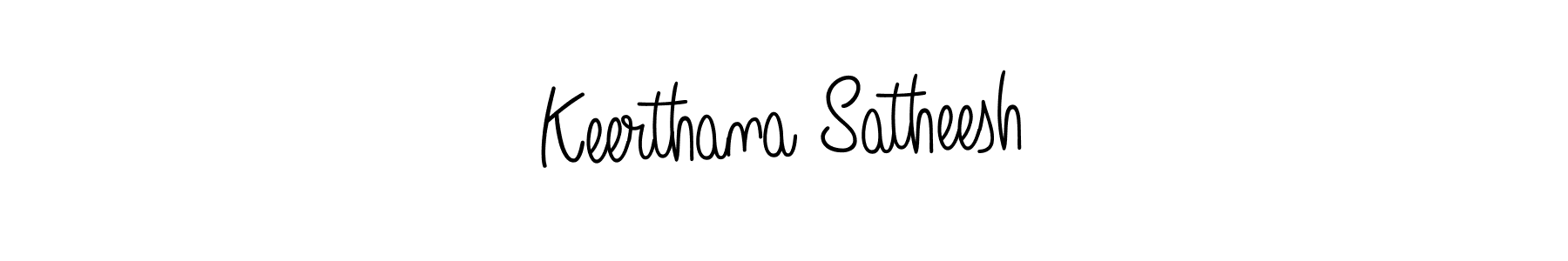 How to make Keerthana Satheesh signature? Angelique-Rose-font-FFP is a professional autograph style. Create handwritten signature for Keerthana Satheesh name. Keerthana Satheesh signature style 5 images and pictures png