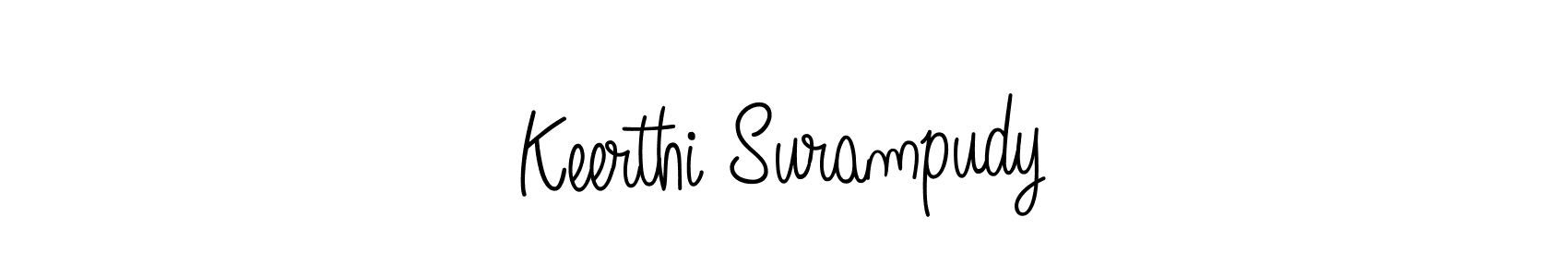 Also You can easily find your signature by using the search form. We will create Keerthi Surampudy name handwritten signature images for you free of cost using Angelique-Rose-font-FFP sign style. Keerthi Surampudy signature style 5 images and pictures png